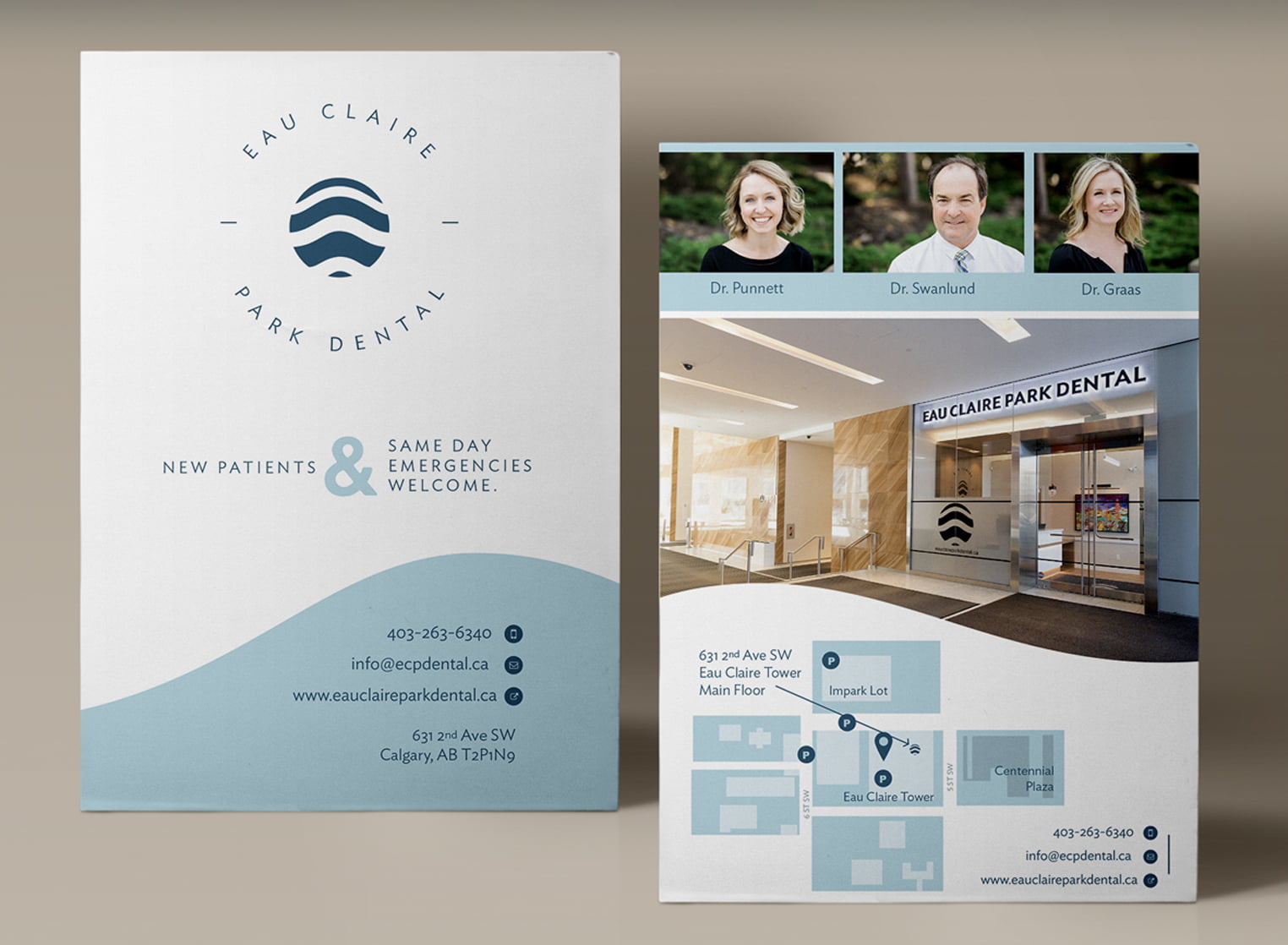 Eau Claire Park Dental Stationary | Creative Elements Consulting
